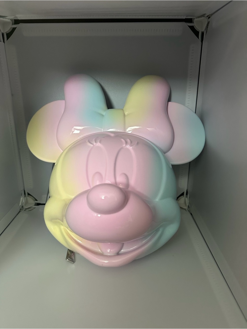 Loungefly Pastel Minnie Mouse Crossbody Bag - Pink, Yellow, Blue